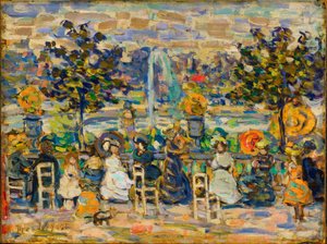 Nei giardini del Lussemburgo da Maurice Prendergast