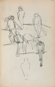 Quaderno degli schizzi italiano: Figure (pagina 200) da Maurice Prendergast