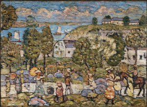 Paesaggio presso Nahant da Maurice Prendergast