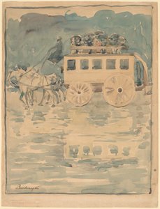 Omnibus parigino da Maurice Brazil Prendergast