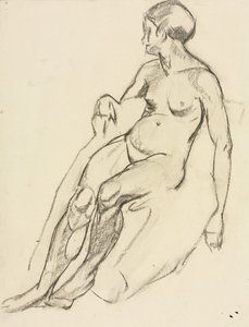 Nudo seduto