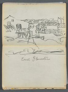 Sketchbook- The Granite Shore Hotel, Rockport, pagina 080 e 81: "East Gloucester".