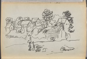 Libro di schizzi - Il Granite Shore Hotel, Rockport, pagina 168: Case