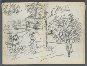 Sketchbook, The Dells, N° 127, pagina 066 e 67: Paesaggio