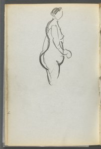 Sketchbook, The Dells, N° 127, pagina 092: Nudo di profilo