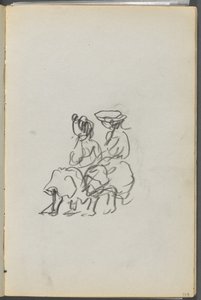 Sketchbook, The Dells, N° 127, pagina 119: Due figure sedute