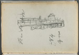 Sketchbook, The Dells, N° 127, pagina 186: Darsena da Maurice Prendergast