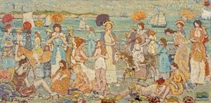 La spiaggia "No. 3" da Maurice Prendergast