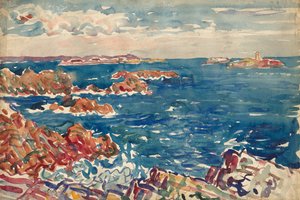 La costa rocciosa da Maurice Prendergast