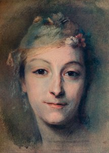 Mademoiselle Fel, c1756 da Maurice Quentin de La Tour