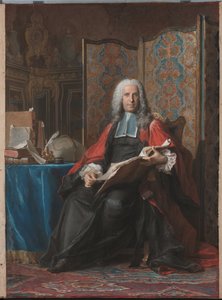 Ritratto di Gabriel Bernard de Rieux da Maurice Quentin de La Tour