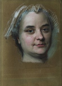 Ritratto di Madame Pèlerin da Maurice Quentin de La Tour