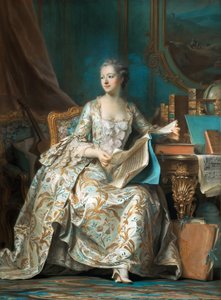Ritratto della Marchesa di Pompadour 1721-1764 da Maurice Quentin de La Tour