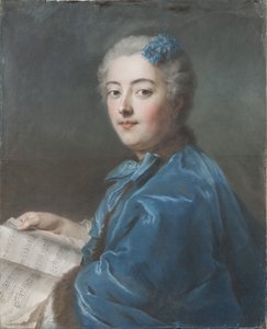 Marie Sophie de Courcillon, duchessa di Picquigny, principessa di Rohan da Maurice Quentin de La Tour