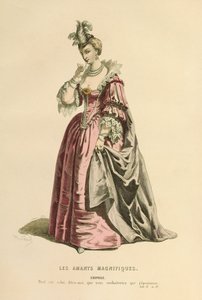 Costume per il ruolo di Erifilo, 1868 circa (incisione)