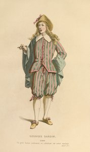 Costume per il ruolo di Lubin, 1868 circa (incisione)
