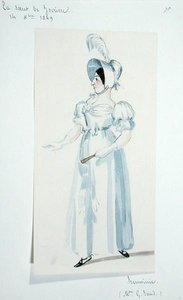 George Sand nel ruolo di Herminie nella commedia 