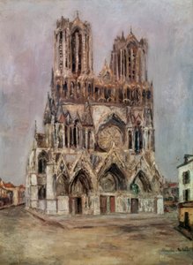 La cattedrale di Reims da Maurice Utrillo