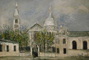 Chiesa di St. Pierre de Montmartre da Maurice Utrillo