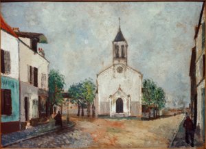 Chiesa a Villanteuse da Maurice Utrillo