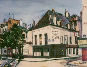 La Maison Carbonnel, Quai de la Tournelle da Maurice Utrillo