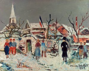 Paesaggio sotto la neve, Maixe da Maurice Utrillo