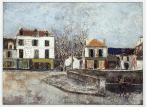 Piazza del Ponte a Sarcelles da Maurice Utrillo