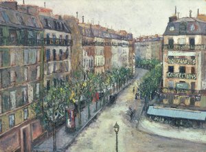 Via Custine a Montmartre da Maurice Utrillo