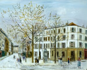 Via Ménilmontant da Maurice Utrillo