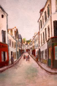 Via a Pontoise da Maurice Utrillo