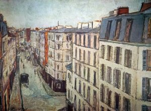 Via della Jonquière da Maurice Utrillo