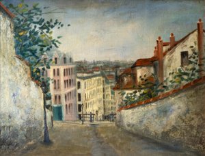 Via del Monte Cenisio da Maurice Utrillo