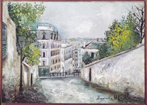 Via del Monte Cenisio, Montmartre da Maurice Utrillo