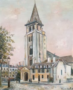 Saint-Germain-des-Prés da Maurice Utrillo
