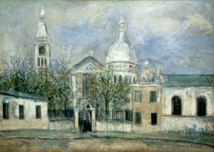 San Pietro di Montmartre da Maurice Utrillo