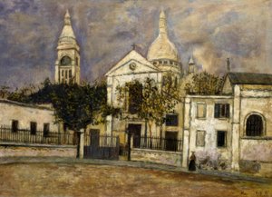 San Pietro di Montmartre da Maurice Utrillo