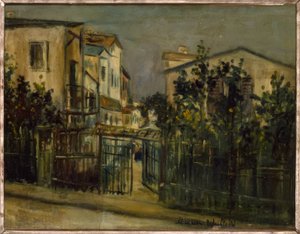 Scena di strada a Montmartre da Maurice Utrillo