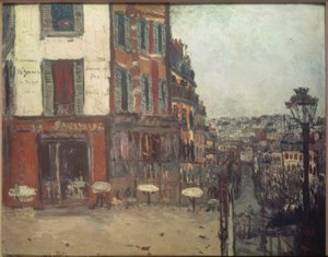 Terrazza in Rue Muller da Maurice Utrillo