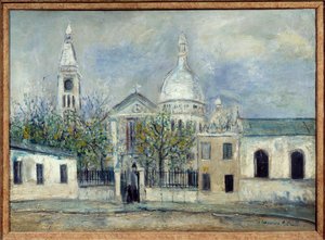 La chiesa di San Pietro a Montmartre da Maurice Utrillo