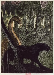 La caccia di Kaa, illustrazione da 