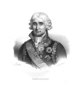 Jean Jacques Regis de Cambaceres, c1820s da Maurin