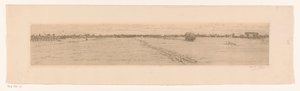 Paesaggio di pascolo con carro di fieno da Maurits van der Valk (signed by artist)