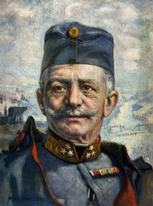 Ritratto di Conrad von Hotzendorf (1852-1925), maresciallo dell
