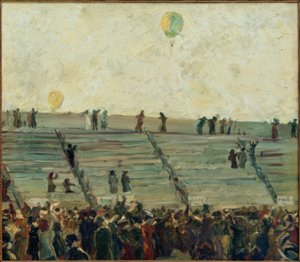 Gara di mongolfiere da Max Beckmann