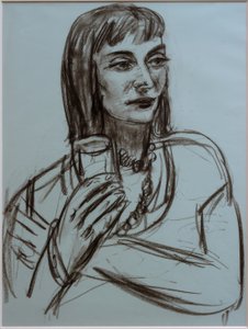 Ritratto di Marion Greenwood da Max Beckmann