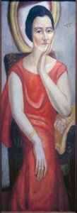 Ritratto di Käthe von Porada da Max Beckmann