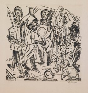 Danza nera, tavola 9 dal portfolio 