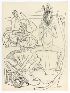 Circo, tavola 12 da Day and Dream da Max Beckmann