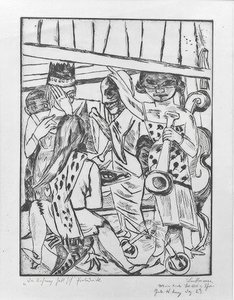 Il sipario si alza da Max Beckmann
