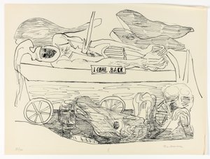 Sogno di guerra, tavola 10 da Day and Dream da Max Beckmann